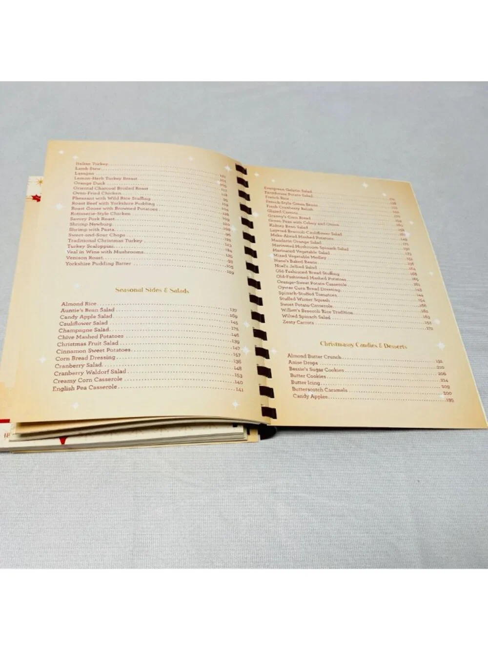 The Best Of Christmas At Home Cookbook Spiral Bound Recipes Holiday Cooking